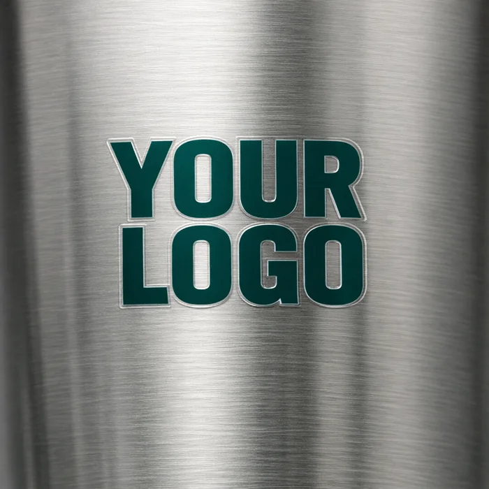 Decal transfer logo on titanium