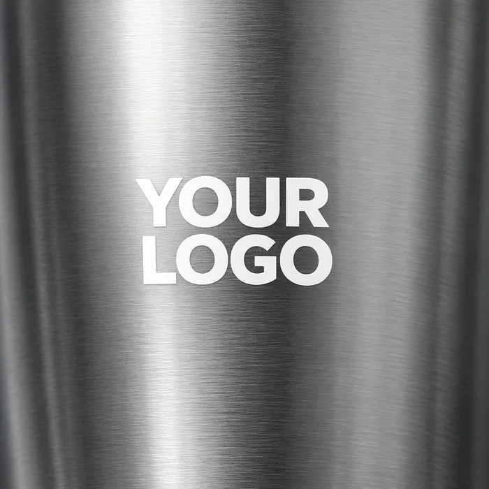 Silk-screen printed logo on titanium